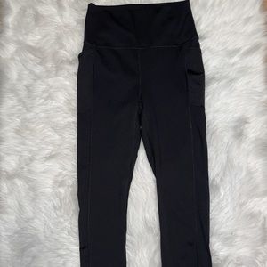 RBX Athletic Jet Black Leggings with Pockets